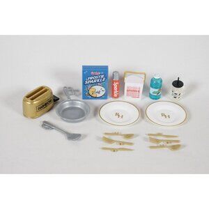 Rainbow High Dollhouse Barbie Kitchen Dinning Accessories Replacement Toys